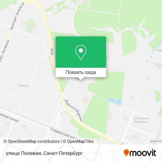 Карта улица Полевая