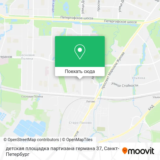 Карта детская площадка партизана германа 37