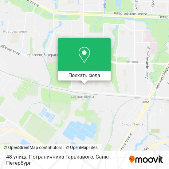 Карта 48 улица Пограничника Гарькавого