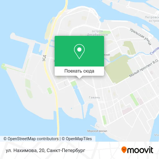 Карта ул. Нахимова, 20