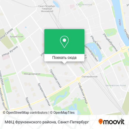 Карта МФЦ Фрунзенского района