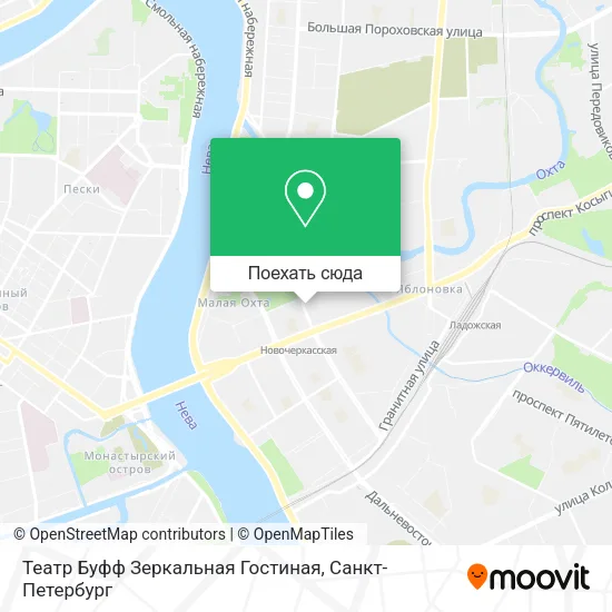 Карта Театр Буфф Зеркальная Гостиная