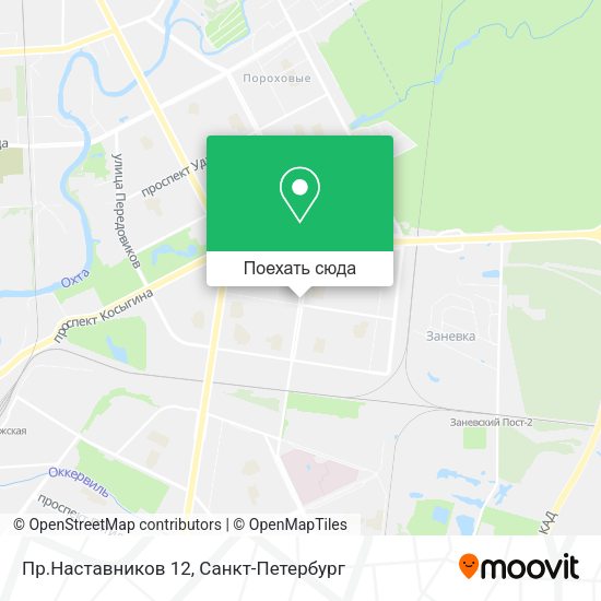 Карта Пр.Наставников 12