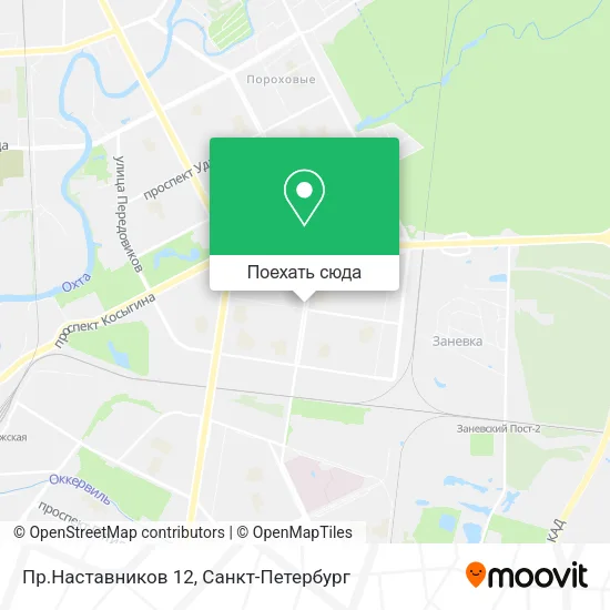 Карта Пр.Наставников 12