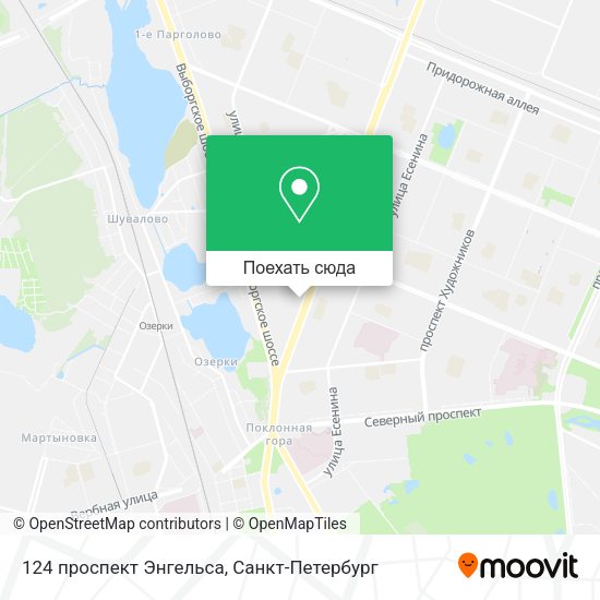Карта 124 проспект Энгельса
