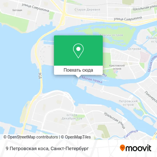 Карта 9 Петровская коса