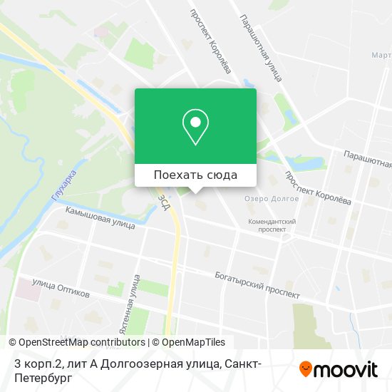 Карта 3 корп.2, лит А Долгоозeрная улица