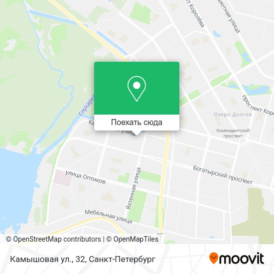 Карта Камышовая ул., 32