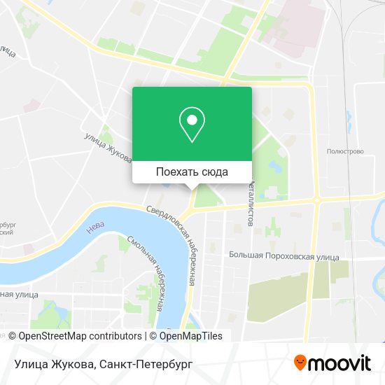 Карта Улица Жукова