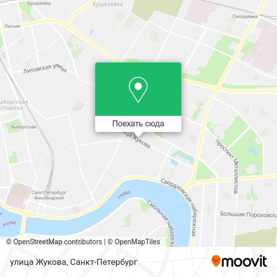 Карта улица Жукова