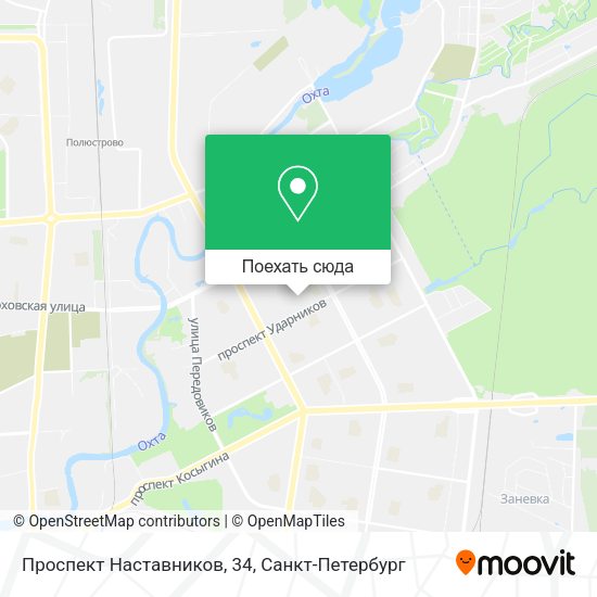 Карта Проспект Наставников, 34