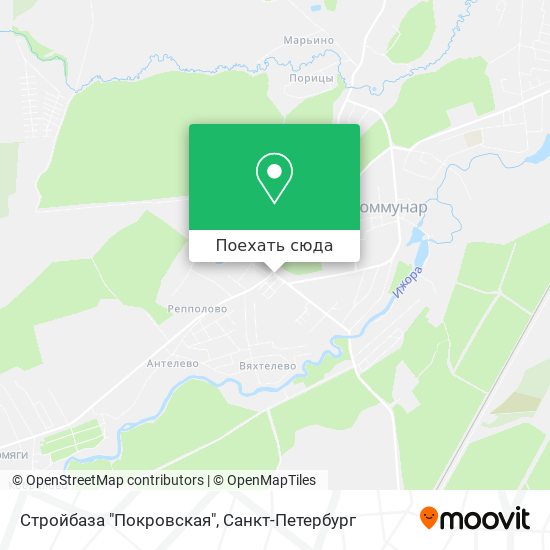 Карта Стройбаза "Покровская"