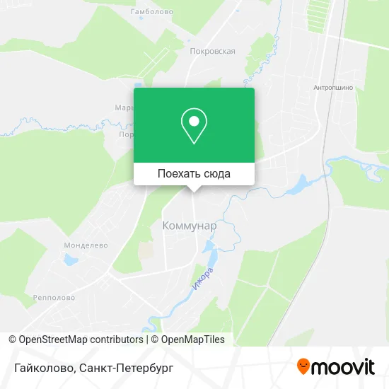 Карта Гайколово