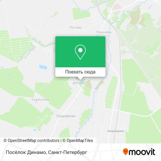 Карта Посёлок Динамо