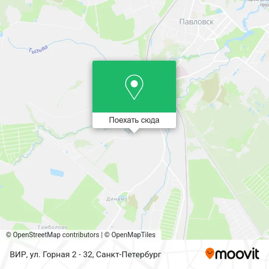 Карта ВИР, ул. Горная 2 - 32