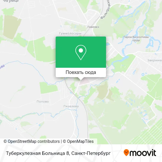 Карта Туберкулезная Больница 8