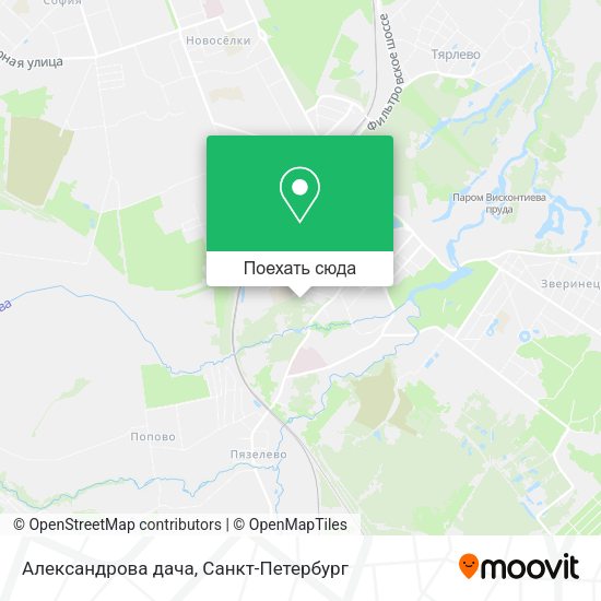Карта Александрова дача