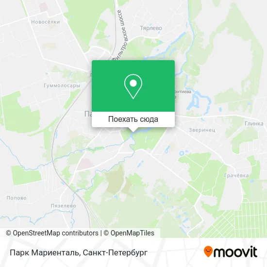 Карта Парк Мариенталь
