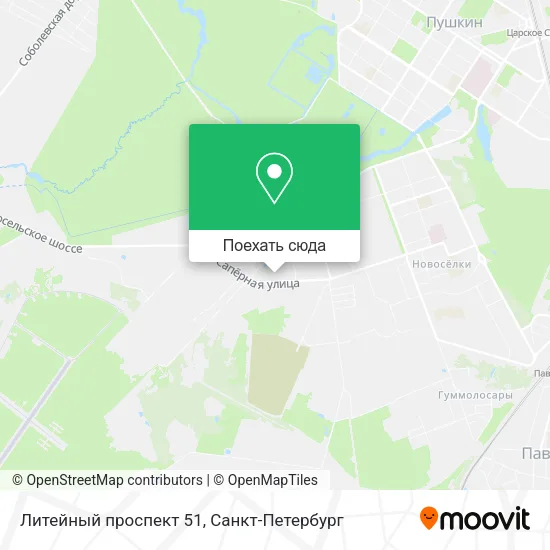 Карта Литейный проспект 51