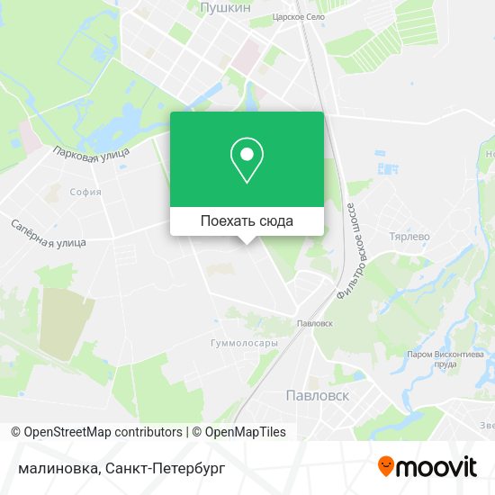 Карта малиновка