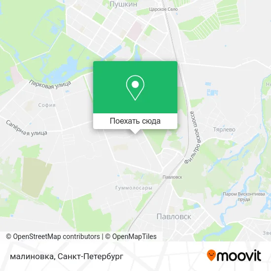 Карта малиновка