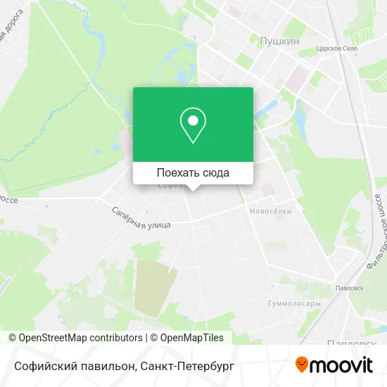 Карта Софийский павильон