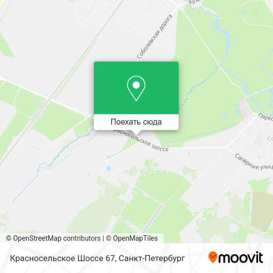 Карта Красносельское Шоссе 67