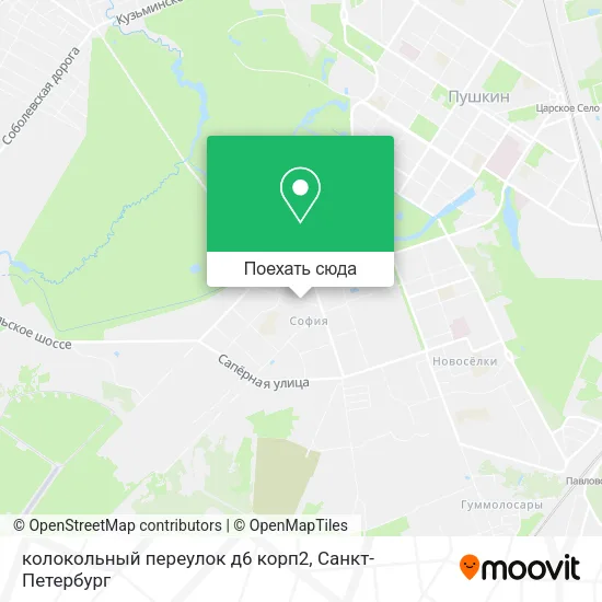 Карта колокольный переулок д6 корп2