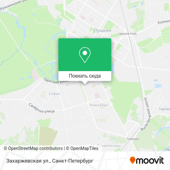 Карта Захаржевская ул.