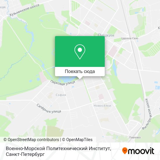 Карта Военно-Морской Политехнический Институт
