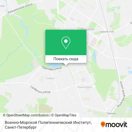 Карта Военно-Морской Политехнический Институт
