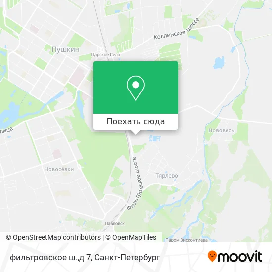 Карта фильтровское ш.,д 7