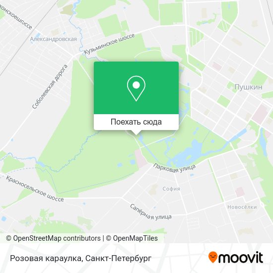 Карта Розовая караулка