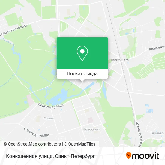 Карта Конюшенная улица