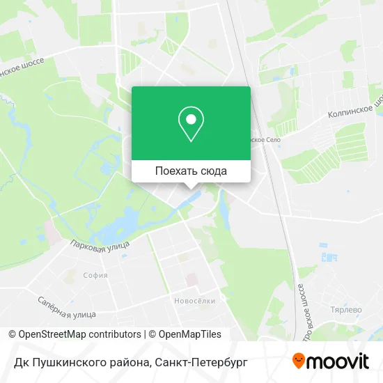 Карта Дк Пушкинского района