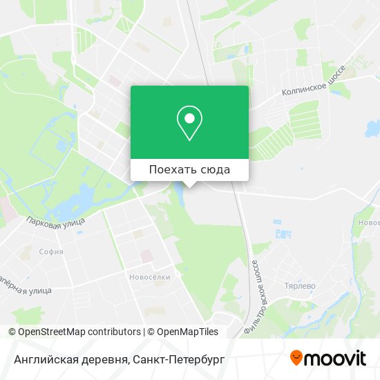 Карта Английская деревня