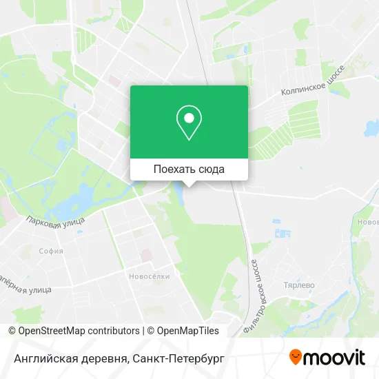 Карта Английская деревня