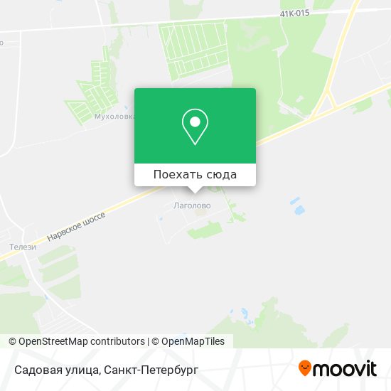 Карта Садовая улица