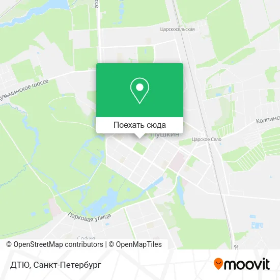 Карта ДТЮ