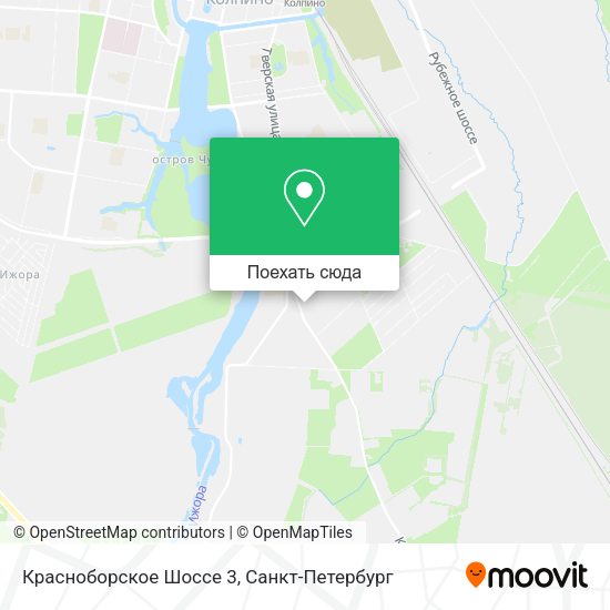 Карта Красноборское Шоссе 3
