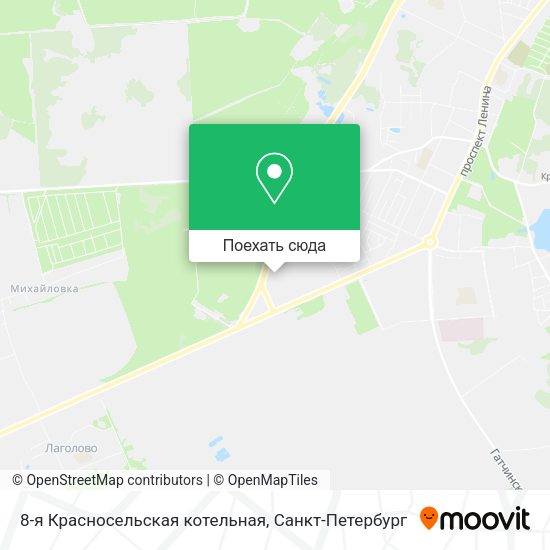 Карта 8-я Красносельская котельная