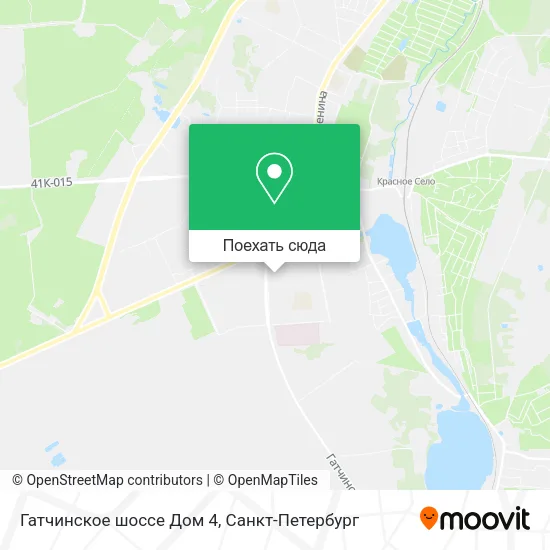Карта Гатчинское шоссе Дом 4