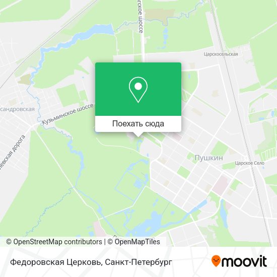 Карта Федоровская Церковь