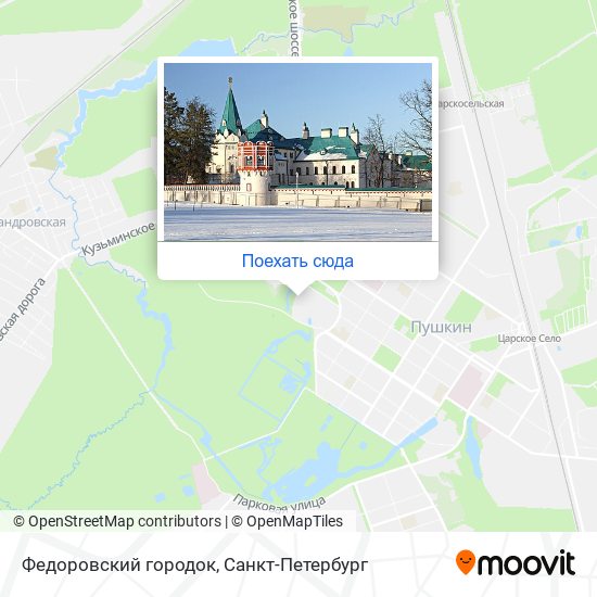 Карта Федоровский городок