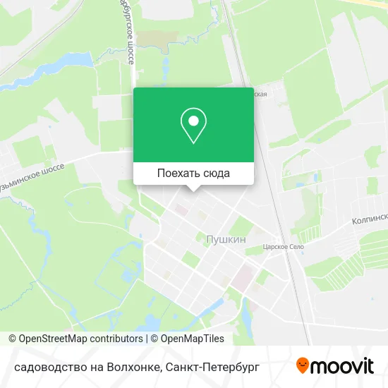 Карта садоводство на Волхонке