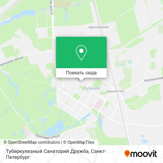 Карта Туберкулезный Санаторий Дружба