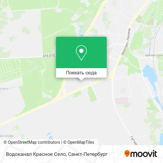 Карта Водоканал Красное Село