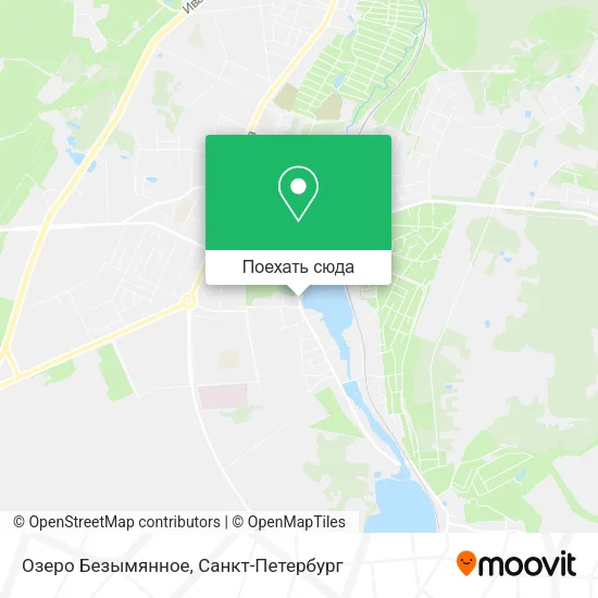 Карта Озеро Безымянное