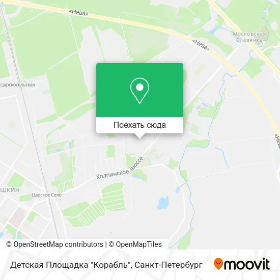 Карта Детская Площадка "Корабль"