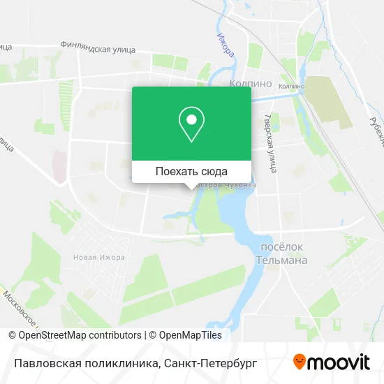 Карта Павловская поликлиника